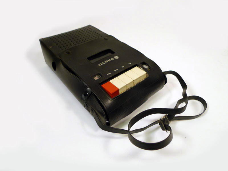 grabador reproductor cassettes sanyo 3way funda piel 7x14x26 funda 8x15x27 1u